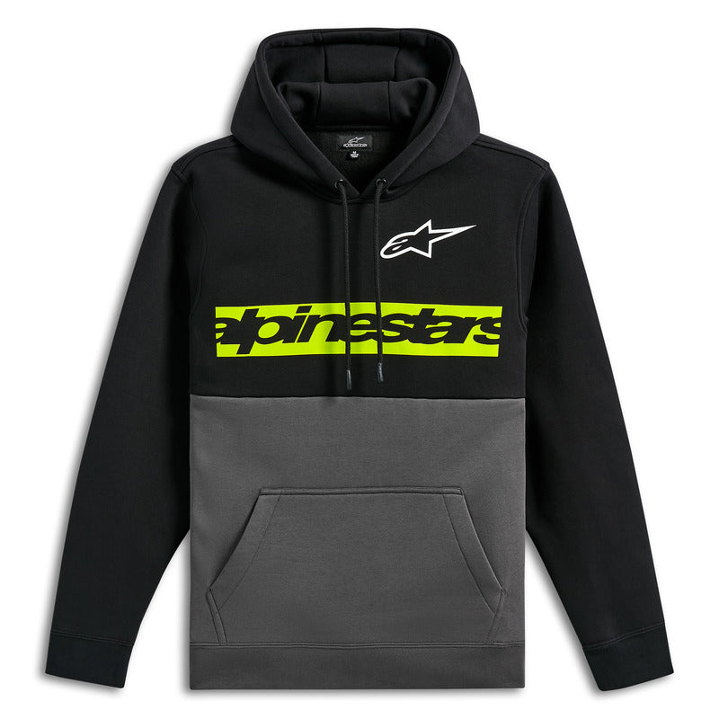 Alpinestars Parallel Hoodie - Black/Gun Metal - View 1 | Everest Motorcycles