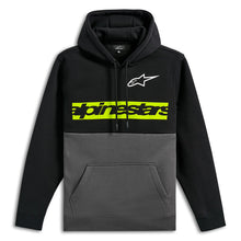Load image into Gallery viewer, Alpinestars Parallel Hoodie - Black/Gun Metal - View 1 | Everest Motorcycles