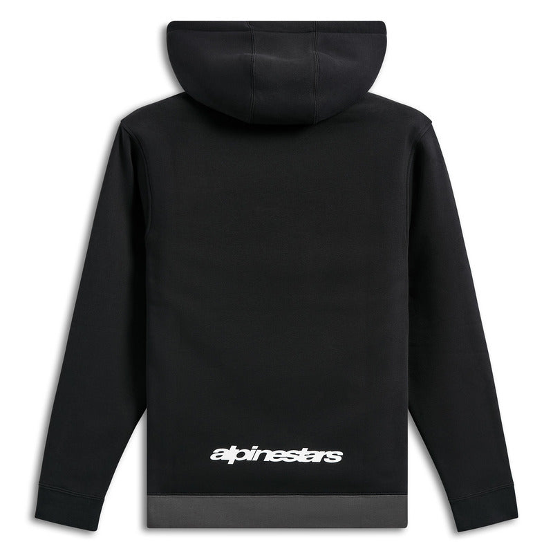 Alpinestars Parallel Hoodie - Black/Gun Metal - View 2 | Everest Motorcycles