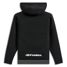 Load image into Gallery viewer, Alpinestars Parallel Hoodie - Black/Gun Metal - View 2 | Everest Motorcycles