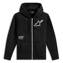 Load image into Gallery viewer, Alpinestars Transverse Hoodie - Black - View 1 | Everest Motorcycles