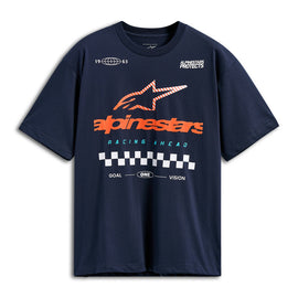 Alpinestars Aplomb Oversized Short Sleeves CSF Tee - Navy - MotoHeaven