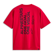 Load image into Gallery viewer, Alpinestars One Oversized Short Sleeves CSF Tee - Red - View 2 | Everest Motorcycles