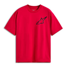 Load image into Gallery viewer, Alpinestars One Oversized Short Sleeves CSF Tee - Red - View 1 | Everest Motorcycles