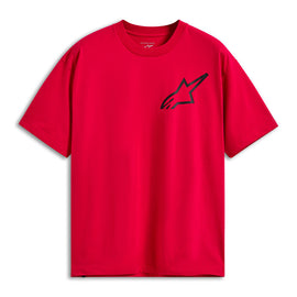 Alpinestars One Oversized Short Sleeves CSF Tee - Red - View 1 | Everest Motorcycles