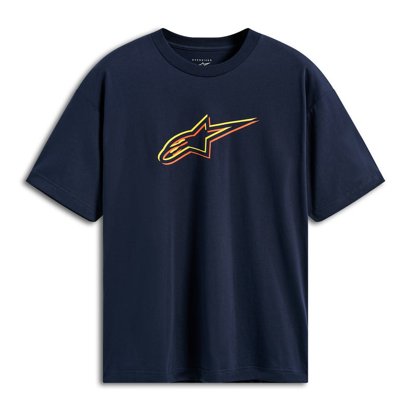 Alpinestars Alter Oversized Short Sleeves CSF Tee - Navy | Everest Motorcycles