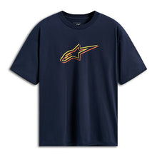 Load image into Gallery viewer, Alpinestars Alter Oversized Short Sleeves CSF Tee - Navy | Everest Motorcycles