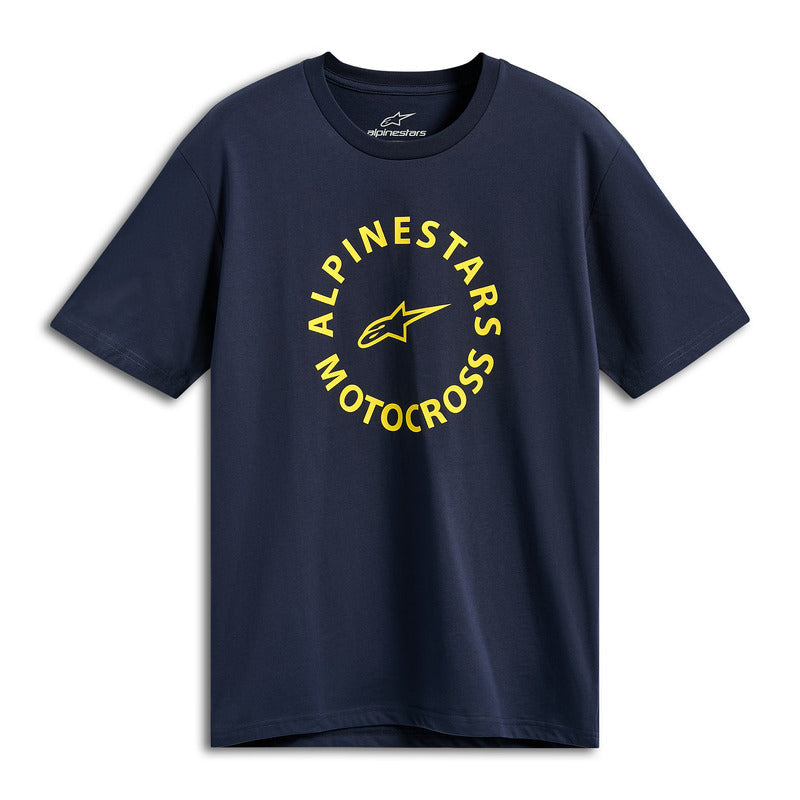 Alpinestars MX Short Sleeves CSF Tee - Navy | Everest Motorcycles