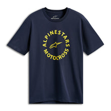 Load image into Gallery viewer, Alpinestars MX Short Sleeves CSF Tee - Navy | Everest Motorcycles