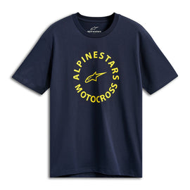 Alpinestars MX Short Sleeves CSF Tee - Navy | Everest Motorcycles
