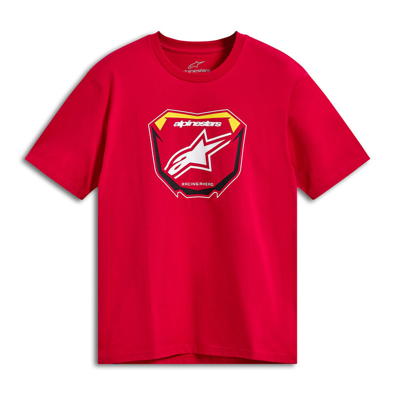 Alpinestars Plate Short Sleeves CSF Tee - Red | Everest Motorcycles