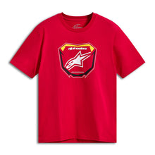 Load image into Gallery viewer, Alpinestars Plate Short Sleeves CSF Tee - Red | Everest Motorcycles