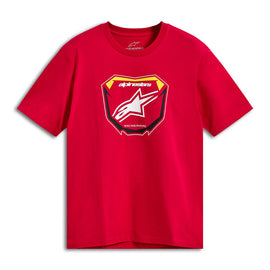 Alpinestars Plate Short Sleeves CSF Tee - Red | Everest Motorcycles