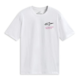 Alpinestars Pop Helmet Short Sleeves CSF Tee - White - MotoHeaven