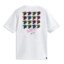 Load image into Gallery viewer, Alpinestars Pop Helmet Short Sleeves CSF Tee - White - MotoHeaven