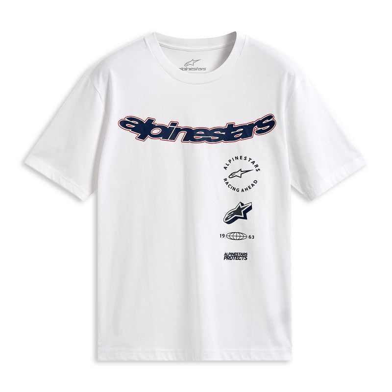 Alpinestars Pop Abus Short Sleeves CSF Tee - White | Everest Motorcycles