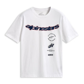Alpinestars Pop Abus Short Sleeves CSF Tee - White | Everest Motorcycles