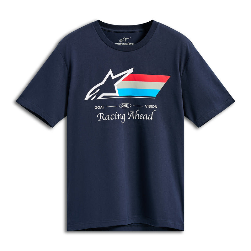 Alpinestars Trifecta Short Sleeves CSF Tee - Navy - MotoHeaven
