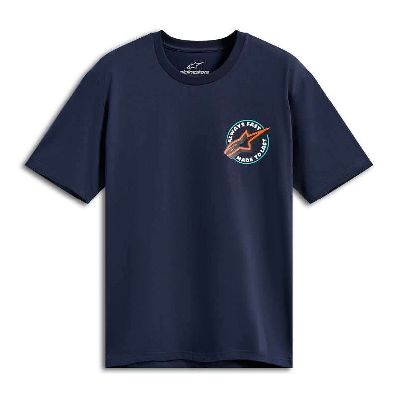 Alpinestars Aorbit Short Sleeves CSF Tee - Navy - View 1 | Everest Motorcycles