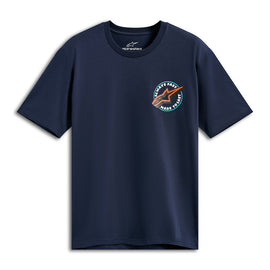 Alpinestars Aorbit Short Sleeves CSF Tee - Navy - View 1 | Everest Motorcycles