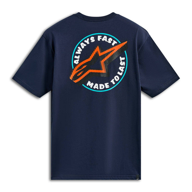Alpinestars Aorbit Short Sleeves CSF Tee - Navy - View 2 | Everest Motorcycles