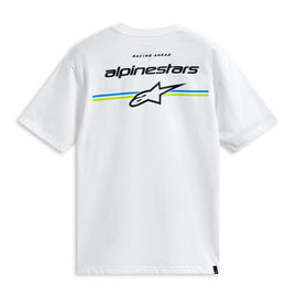 Alpinestars Lanes Short Sleeves CSF Tee - White - View 2 | Everest Motorcycles