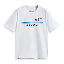 Load image into Gallery viewer, Alpinestars Lanes Short Sleeves CSF Tee - White - View 1 | Everest Motorcycles