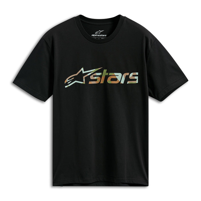 Alpinestars Verdure Camo Short Sleeves CSF Tee - Black | Everest Motorcycles