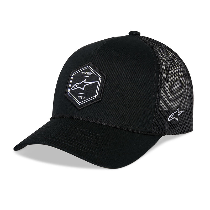 Alpinestars Hexeon Trucker Hat - Black/Black | Everest Motorcycles