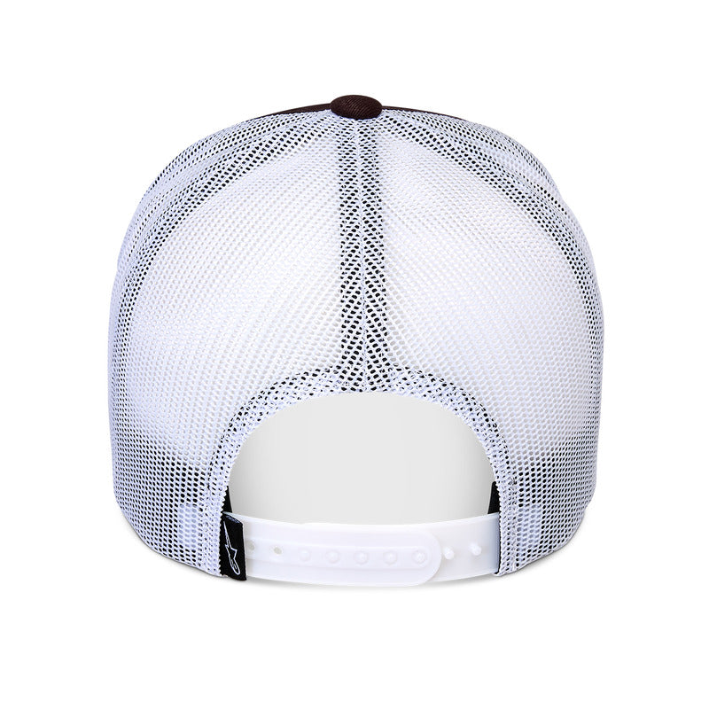 Alpinestars Hexeon Trucker Hat - Brown/White - View 2 | Everest Motorcycles
