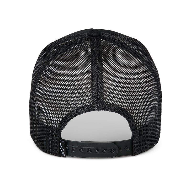 Alpinestars Finisher Trucker Hat - Black/Black - View 2 | Everest Motorcycles