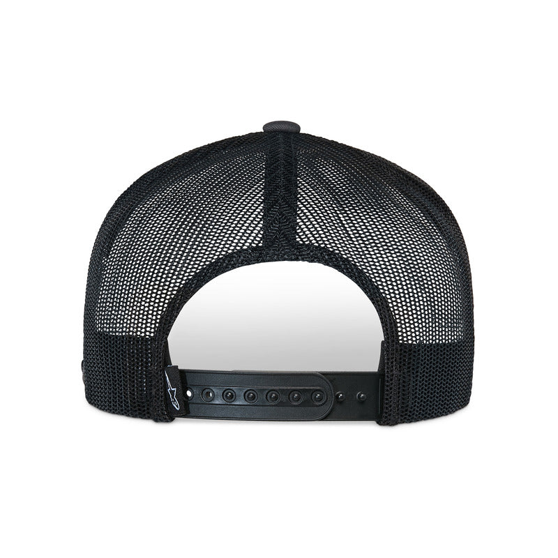 Alpinestars Phosphor Trucker Hat - Charcoal/Black - View 2 | Everest Motorcycles