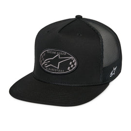 Alpinestars Contender Trucker Hat - Black/Black | Everest Motorcycles