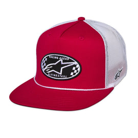 Alpinestars Contender Trucker Hat - Red/White - View 1 | Everest Motorcycles
