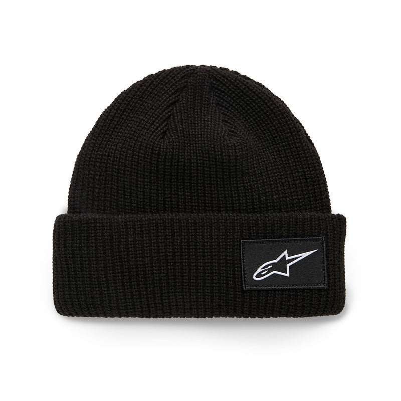 Alpinestars Unload Rib Cuff Beanie - Black | Everest Motorcycles