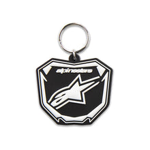 Load image into Gallery viewer, Alpinestars Plate Key Fob - Black/White | Everest Motorcycles
