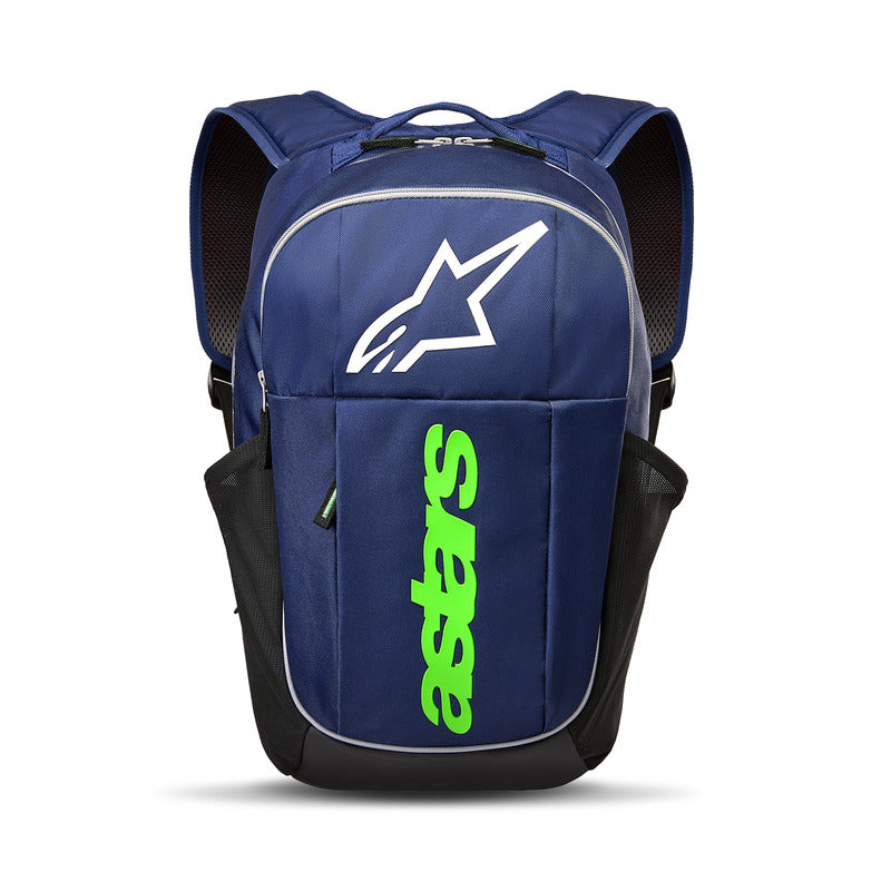 Alpinestars GFX Boss 20.0L Backpack - Navy/Green | Everest Motorcycles