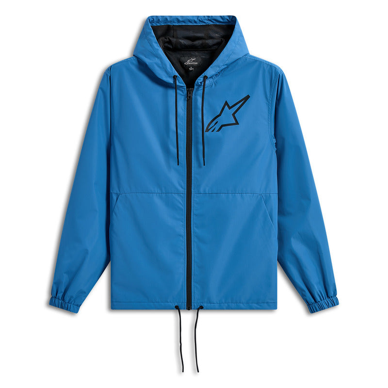 Alpinestars Speeder Chromium Windbreaker Jacket - Blue/Black | Everest Motorcycles