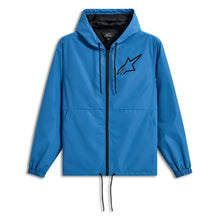 Load image into Gallery viewer, Alpinestars Speeder Chromium Windbreaker Jacket - Blue/Black | Everest Motorcycles