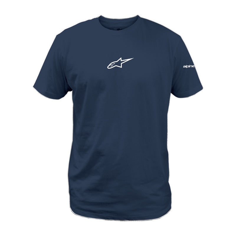 Alpinestars Frontal Short Sleeves CSF Tee - Navy | Everest Motorcycles