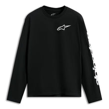 Load image into Gallery viewer, Alpinestars Trackside Long Sleeves CSF Tee - Black/White | Everest Motorcycles