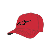 Load image into Gallery viewer, Alpinestars Ageless One Size Snapback Hat Cap - Red / Black