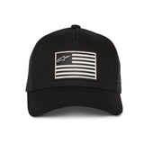 Alpinestars Flag Flat Trucker Hat - Black/Black