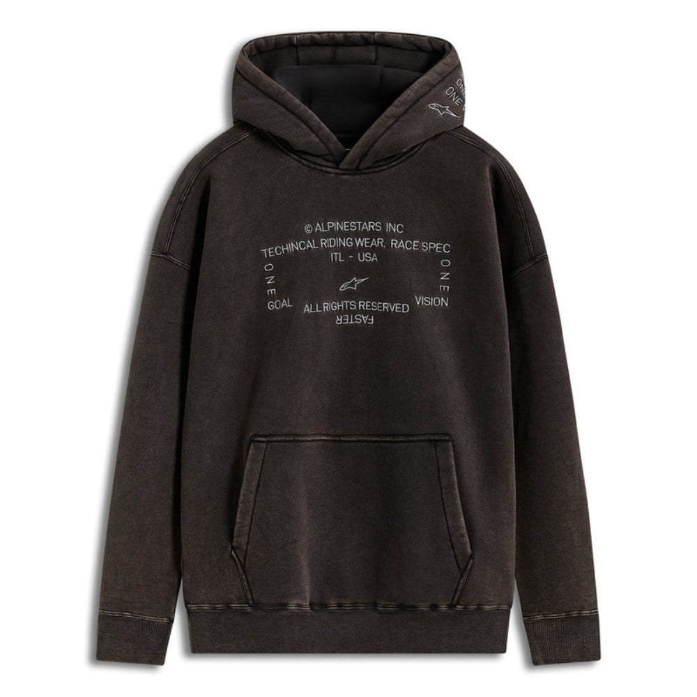Alpinestars Infinite Washed Oversized Hoodie - Washed Black