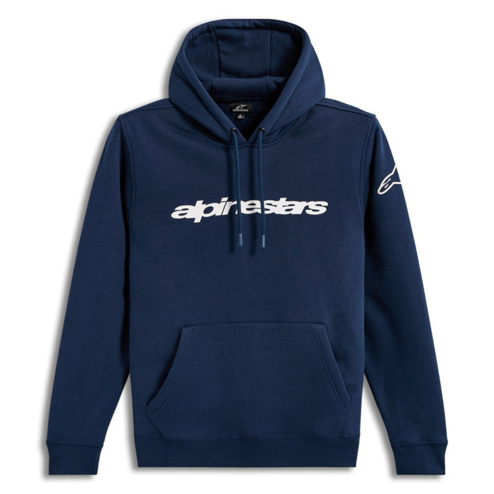 Alpinestars Race Wordmark Hoodie - Navy / White