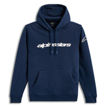 Load image into Gallery viewer, Alpinestars Race Wordmark Hoodie - Navy / White