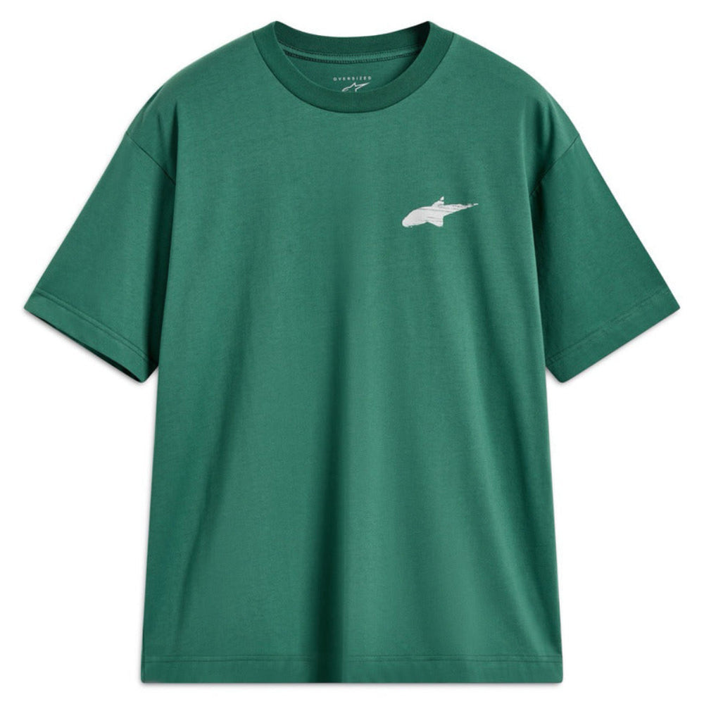 Alpinestars Checkback Oversized Short Sleeve CSF Tee - Green