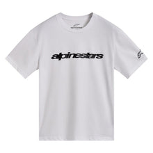 Load image into Gallery viewer, Alpinestars Race Wordmark Short Sleeve CSF Tee - White / Black