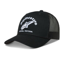 Load image into Gallery viewer, Alpinestars Baron One Size Trucker Hat Cap - Black / Black