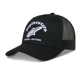 Alpinestars Baron One Size Trucker Hat Cap - Black / Black